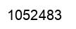 Number 1052483 black image