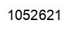 Number 1052621 black image