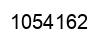 Number 1054162 black image