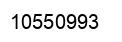 Number 10550993 black image