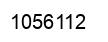 Number 1056112 black image
