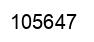 Number 105647 black image