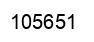 Number 105651 black image