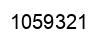 Number 1059321 black image