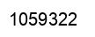Number 1059322 black image