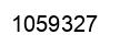Number 1059327 black image