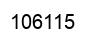 Number 106115 black image