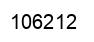 Number 106212 black image