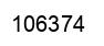 Number 106374 black image