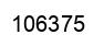 Number 106375 black image