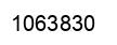 Number 1063830 black image
