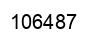 Number 106487 black image
