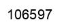 Number 106597 black image