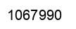 Number 1067990 black image
