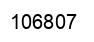 Number 106807 black image