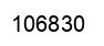 Number 106830 black image