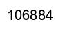 Number 106884 black image