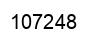Number 107248 black image