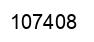 Number 107408 black image