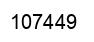 Number 107449 black image