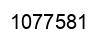Number 1077581 black image