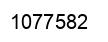 Number 1077582 black image