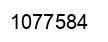 Number 1077584 black image