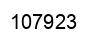 Number 107923 black image