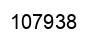 Number 107938 black image