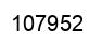 Number 107952 black image
