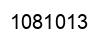 Número 1081013 imagen negro