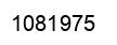 Number 1081975 black image