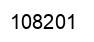 Number 108201 black image