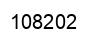 Number 108202 black image
