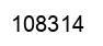 Number 108314 black image