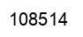 Number 108514 black image
