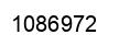 Number 1086972 black image