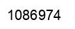 Number 1086974 black image