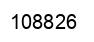 Number 108826 black image