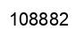 Number 108882 black image
