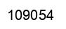 Number 109054 black image