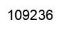 Número 109236 imagen negro