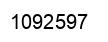 Number 1092597 black image