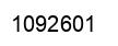 Number 1092601 black image