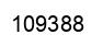 Number 109388 black image
