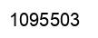 Número 1095503 imagen negro