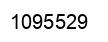 Número 1095529 imagen negro