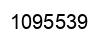 Número 1095539 imagen negro
