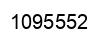 Number 1095552 black image