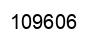 Number 109606 black image